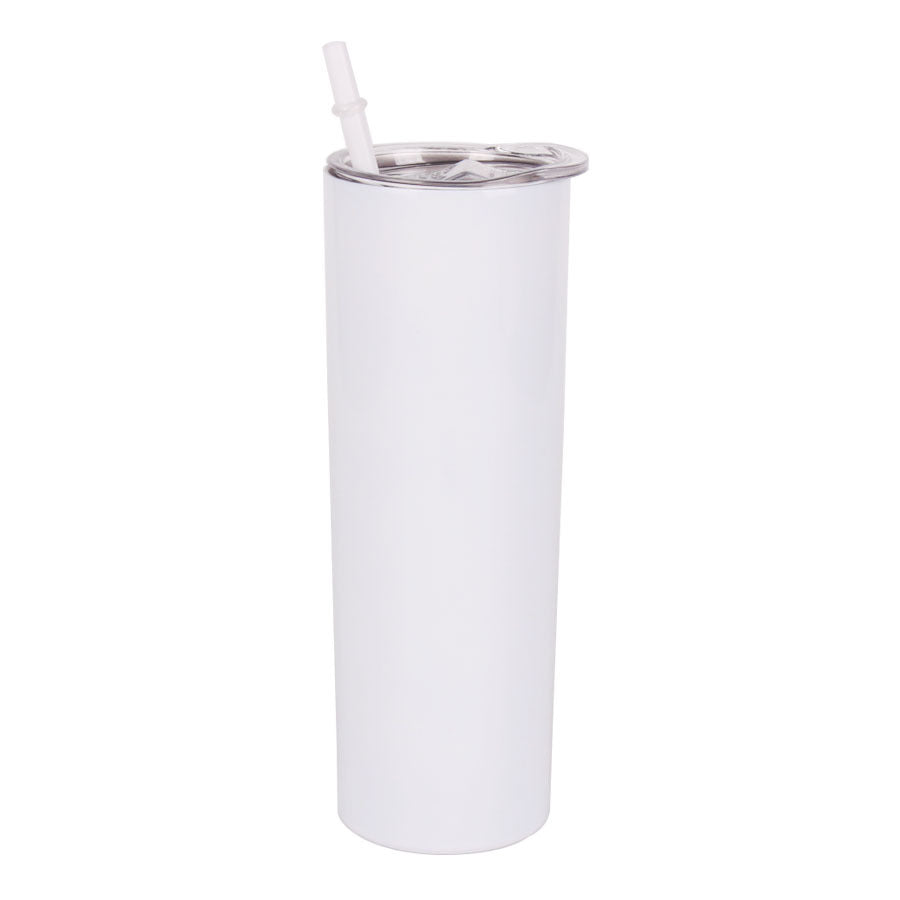 Tumbler-Becher Edelstahl Thermobecher mit Deckel und Strohhalm mit verschiedenen Designs 20oz 600ml