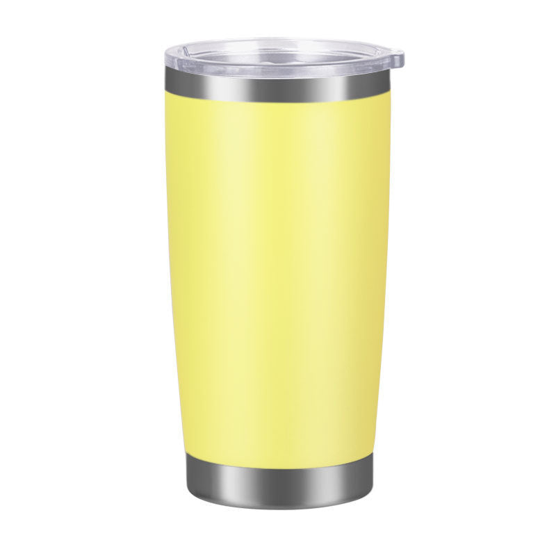 Tumbler-Becher Kaffeebecher Edelstahl Thermobecher mit Deckel 20oz 600ml