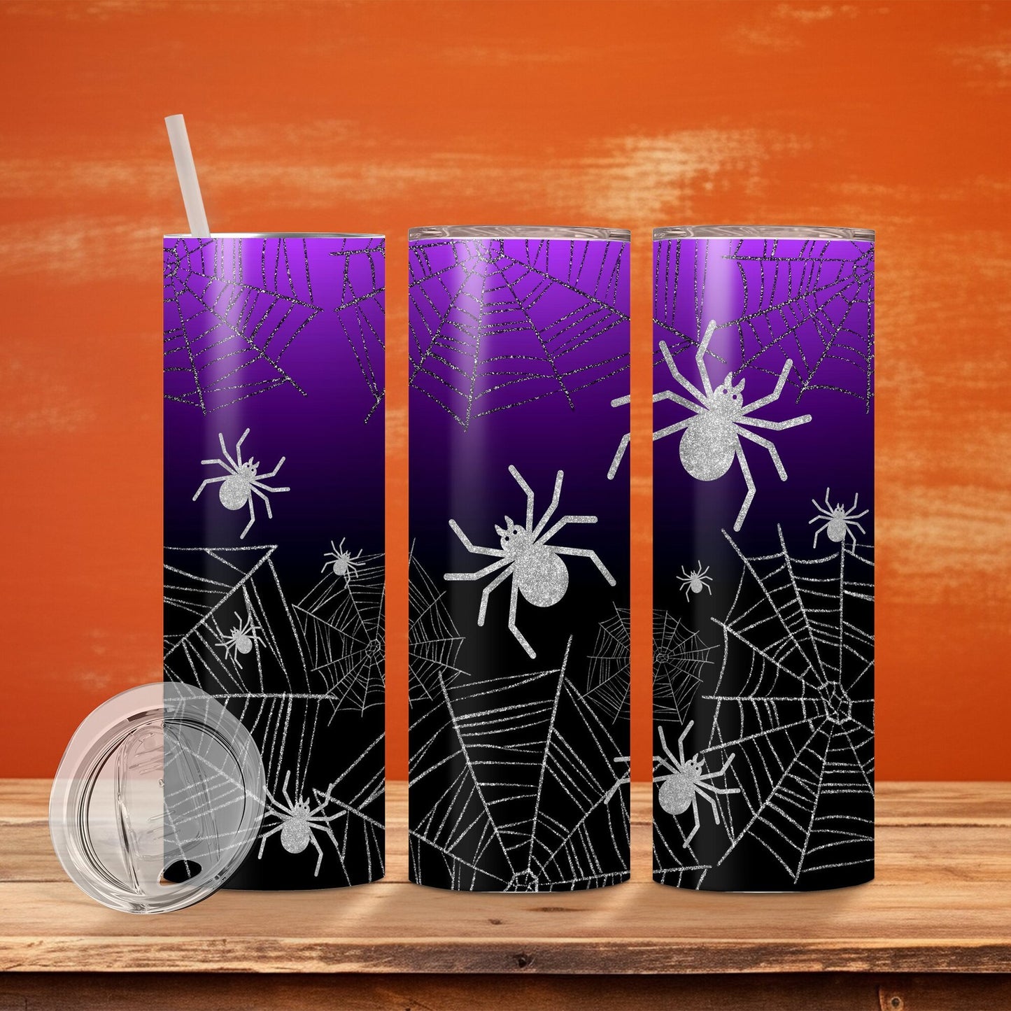 Edelstahl Tumbler Thermobecher – Halloween Designs, doppelwandig & auslaufsicher für heiße und kalte Getränke 600ml