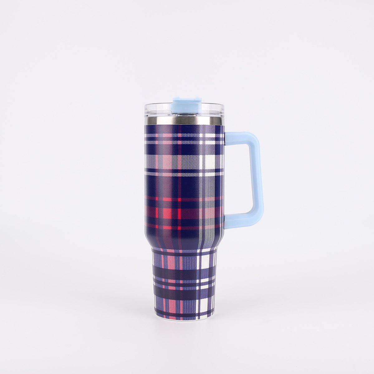 Tumbler-Becher Edelstahl Thermobecher mit Griff Deckel und Strohhalm mit verschiedenen Designs 40oz 1200ml