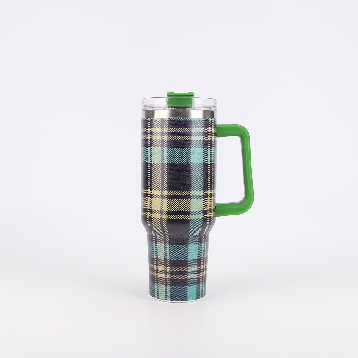 Tumbler-Becher Edelstahl Thermobecher mit Griff Deckel und Strohhalm mit verschiedenen Designs 40oz 1200ml