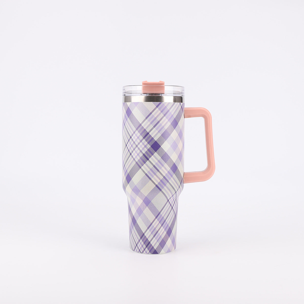 Tumbler-Becher Edelstahl Thermobecher mit Griff Deckel und Strohhalm mit verschiedenen Designs 40oz 1200ml