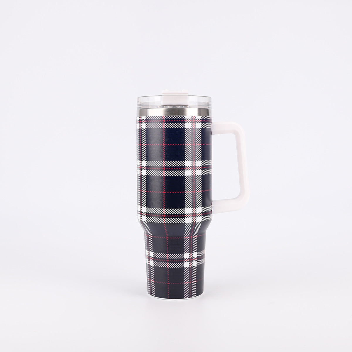 Tumbler-Becher Edelstahl Thermobecher mit Griff Deckel und Strohhalm mit verschiedenen Designs 40oz 1200ml