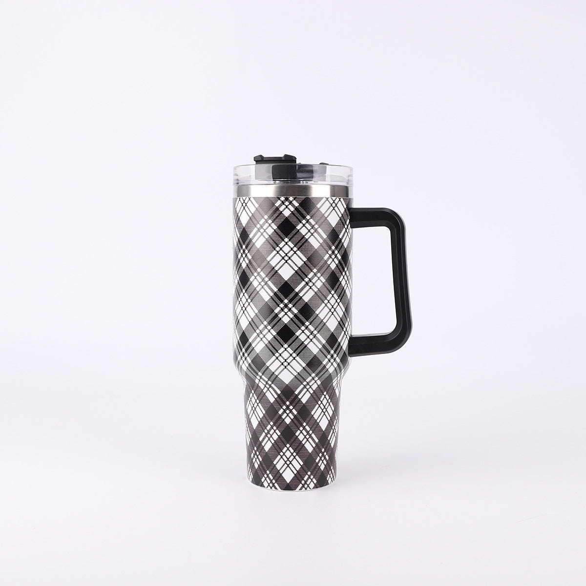 Tumbler-Becher Edelstahl Thermobecher mit Griff Deckel und Strohhalm mit verschiedenen Designs 40oz 1200ml