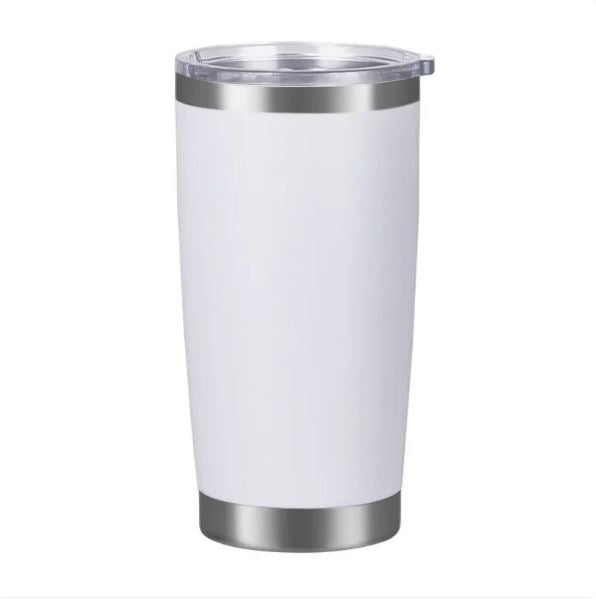Tumbler-Becher Kaffeebecher Edelstahl Thermobecher mit Deckel 20oz 600ml