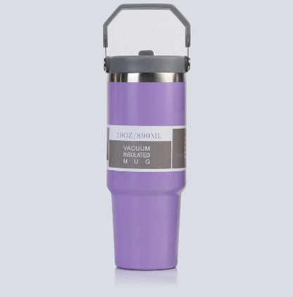 Tumbler-Becher Portabel Outdoor Edelstahl Thermobecher mit Tragegriff 20oz 600ml und 30oz 890ml