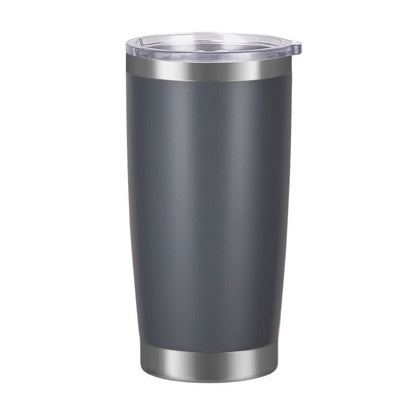 Tumbler-Becher Kaffeebecher Edelstahl Thermobecher mit Deckel 20oz 600ml