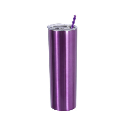 Tumbler-Becher Edelstahl Thermobecher mit Deckel und Strohhalm mit verschiedenen Designs 20oz 600ml