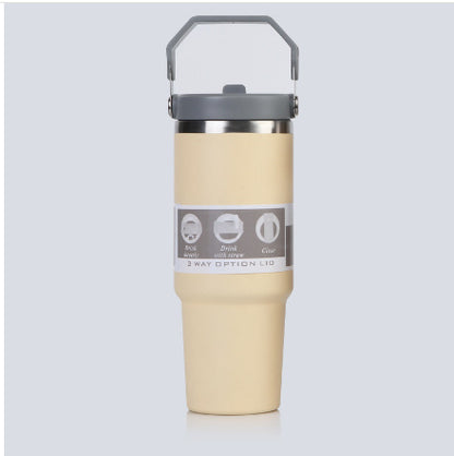 Tumbler-Becher Portabel Outdoor Edelstahl Thermobecher mit Tragegriff 20oz 600ml und 30oz 890ml