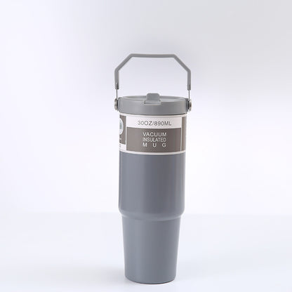 Tumbler-Becher Portabel Outdoor Edelstahl Thermobecher mit Tragegriff 20oz 600ml und 30oz 890ml