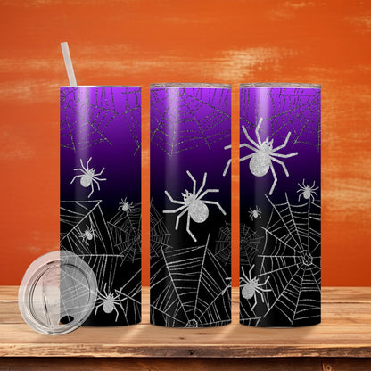 Edelstahl Tumbler Thermobecher – Halloween Designs, doppelwandig & auslaufsicher für heiße und kalte Getränke 600ml