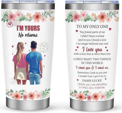 Tumbler-Becher Kaffeebecher Edelstahl Thermobecher mit Deckel mit verschiedenen Designs 20oz 600ml