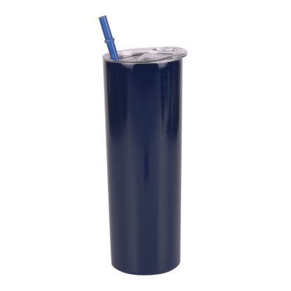 Tumbler-Becher Edelstahl Thermobecher mit Deckel und Strohhalm mit verschiedenen Designs 20oz 600ml