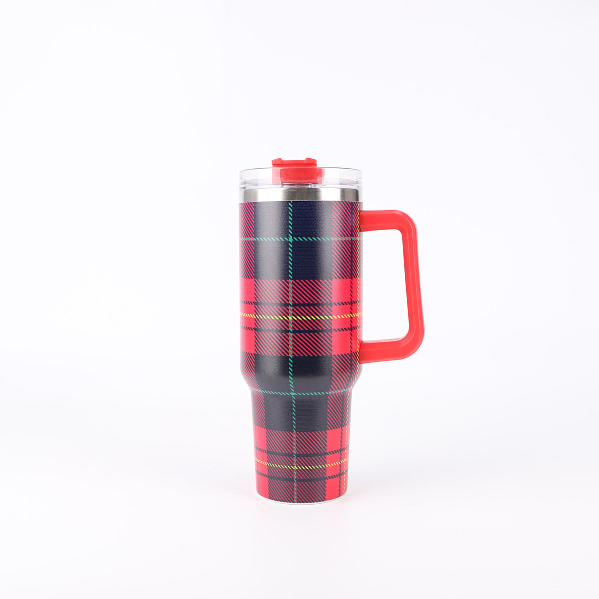 Tumbler-Becher Edelstahl Thermobecher mit Griff Deckel und Strohhalm mit verschiedenen Designs 40oz 1200ml