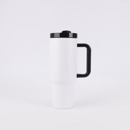 Tumbler-Becher Edelstahl Thermobecher mit Griff Deckel und Strohhalm mit verschiedenen Designs 40oz 1200ml