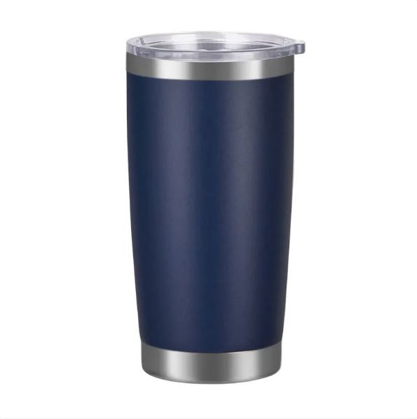 Tumbler-Becher Kaffeebecher Edelstahl Thermobecher mit Deckel 20oz 600ml