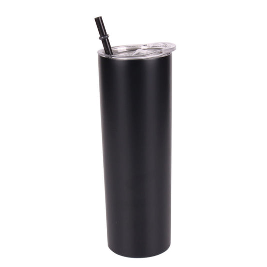 Tumbler-Becher Edelstahl Thermobecher mit Deckel und Strohhalm mit verschiedenen Designs 20oz 600ml