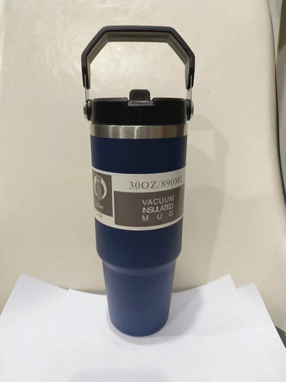 Tumbler-Becher Portabel Outdoor Edelstahl Thermobecher mit Tragegriff 20oz 600ml und 30oz 890ml