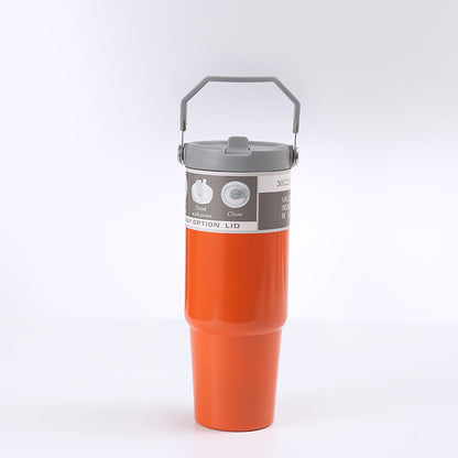 Tumbler-Becher Portabel Outdoor Edelstahl Thermobecher mit Tragegriff 20oz 600ml und 30oz 890ml